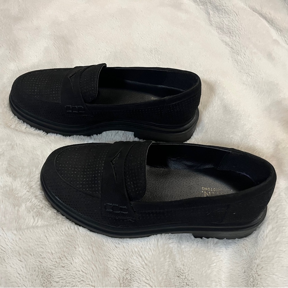 Penningtons Black Lug Sole Loafers